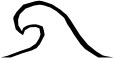 Wave Symbol break left